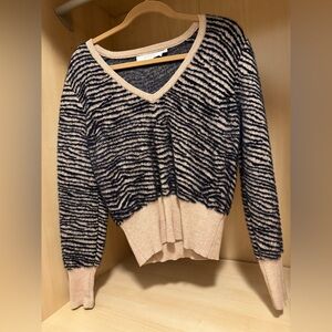 ASTR zebra brown print sweater